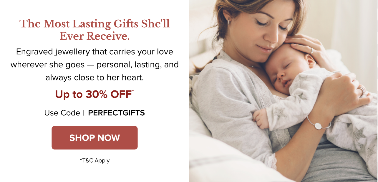 Engraved Jewellery Up to 30% Off* | Shop Now